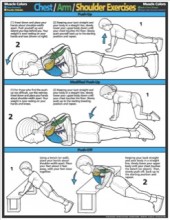 Children Chest - Arm - Shoulder Exercise Poster