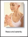 Peace & Serenity Yoga Poster